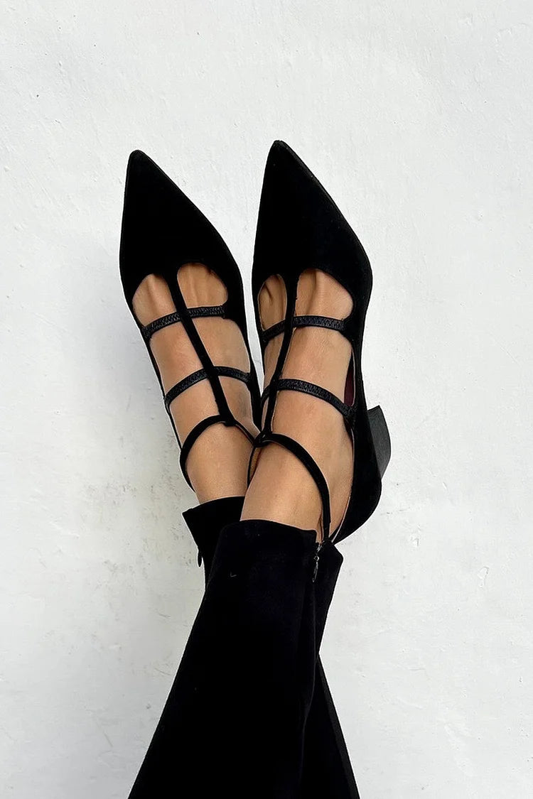 CAMILLA | Elegant Pointed Ballerinas