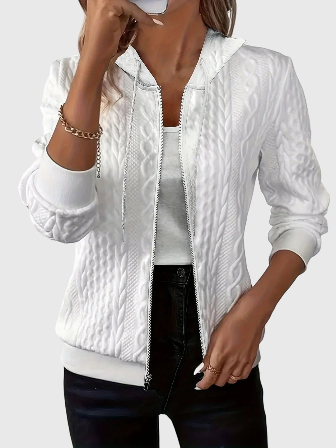 Jenna | Hoodie with Zipper